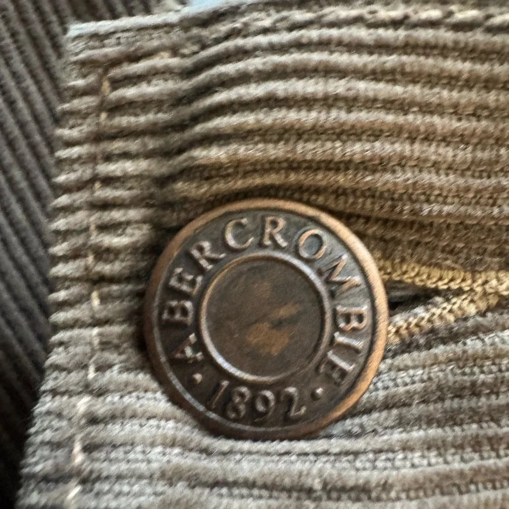 NWT Vtg RED TAG Abercrombie & Fitch Corduroy Flare Pants Y2K Deadstock Brown 2 - Picture 6 of 13